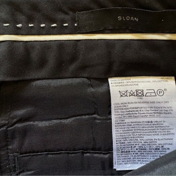 Banana Republic Black Sloan Fit Ankle Pants 6S - Picture 9 of 10